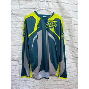 Men's Troy Lee Designs Motocross Mountain Bike Jersey XX-Large Green Yellow